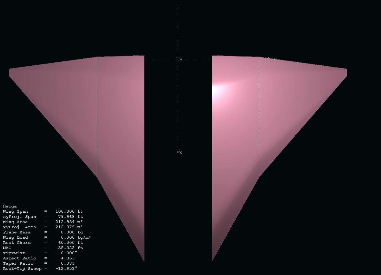 Project Helga spline airfoil design
