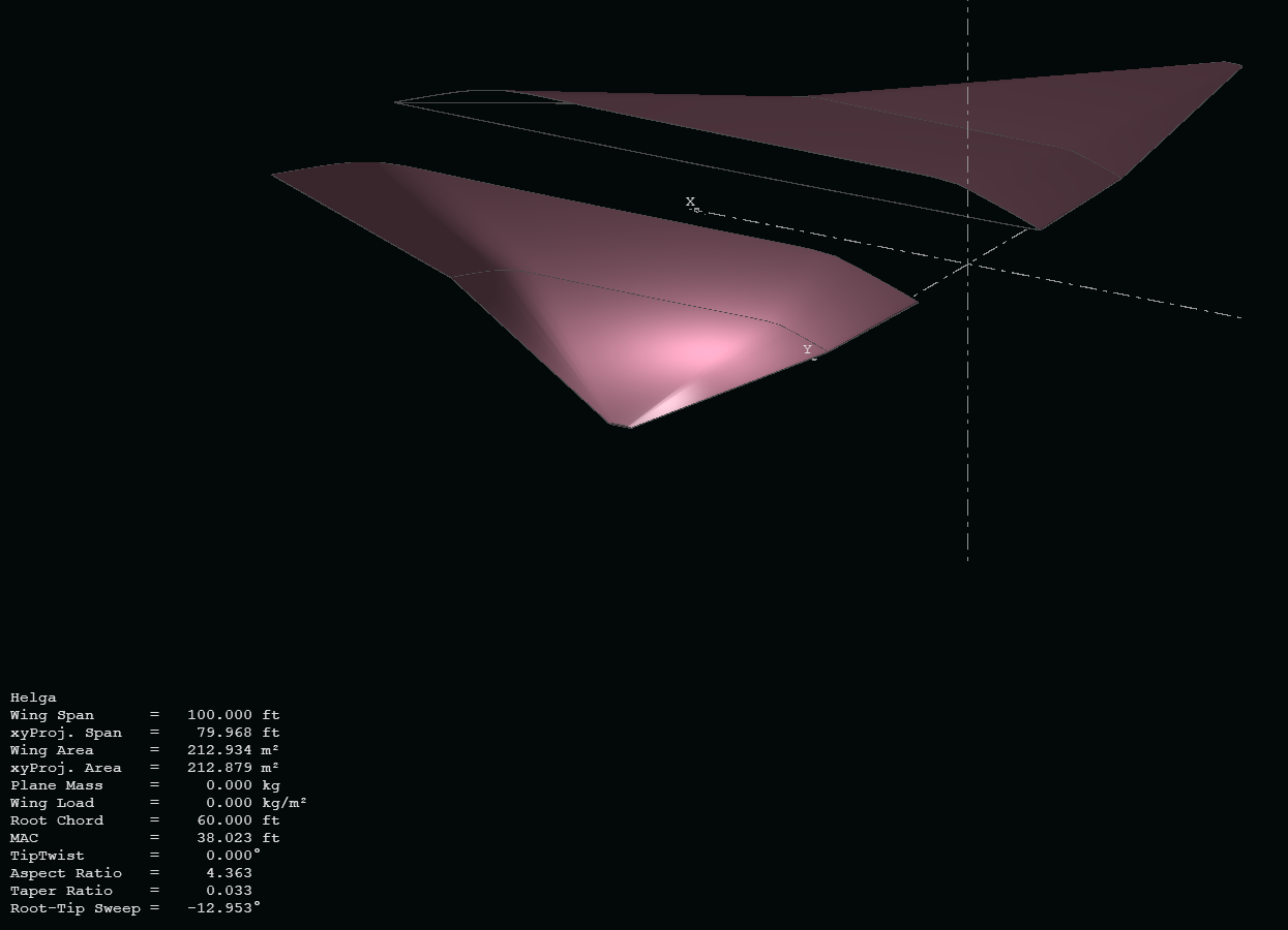 Project Helga spline airfoil design